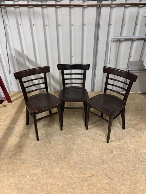 Set Caféstoelen (3 stuks)- Vintage/Café, Huis en Inrichting, Stoelen, Ophalen