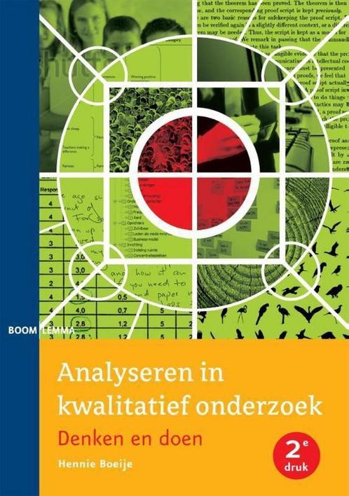Analyseren in kwalitatief onderzoek - Hennie Boeije - 978946, Livres, Livres d'étude & Cours, Envoi