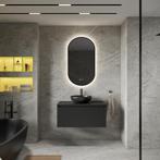 Badkamermeubelset BWS Linea | 80 cm | Mat Zwart, Doe-het-zelf en Bouw, Ophalen of Verzenden, Nieuw, Bad