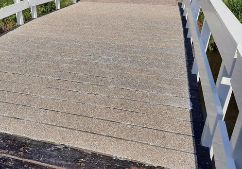 Brugdek en steigers anti slip pakket per m², Jardin & Terrasse, Pavé & Dalles, Enlèvement ou Envoi