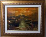 Guido Vuotto (1964) - Marina di Napoli, impressionismo, Antiek en Kunst, Kunst | Schilderijen | Klassiek