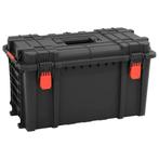 vidaXL Flightcase draagbaar 57x35x32,5 cm PP zwart, Audio, Tv en Foto, Foto | Cameratassen, Verzenden, Nieuw