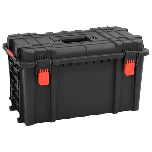 vidaXL Flightcase draagbaar 57x35x32,5 cm PP zwart, Audio, Tv en Foto, Foto | Cameratassen, Nieuw, Verzenden