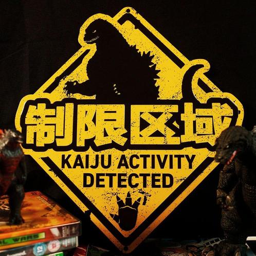 Godzilla Tin Sign Kaiju, Verzamelen, Film en Tv, Ophalen of Verzenden