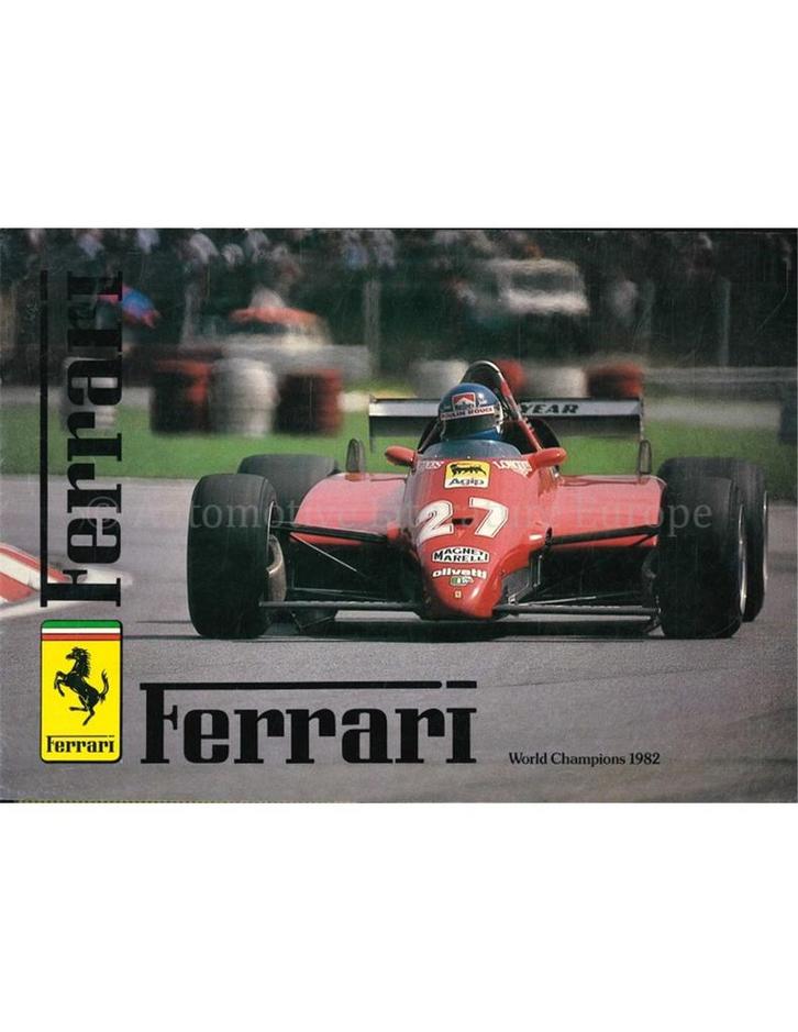 1983 FERRARI PROGRAMMA BROCHURE UK, Livres, Autos | Brochures & Magazines