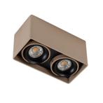 Spots opbouw Opbouwspot Bjorn 2 champagne Binnenverlichting, Verzenden, Nieuw