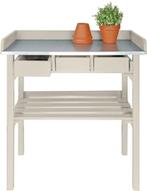 NIEUW - Oppottafel met lades wit, Tuin en Terras, Verzenden, Nieuw