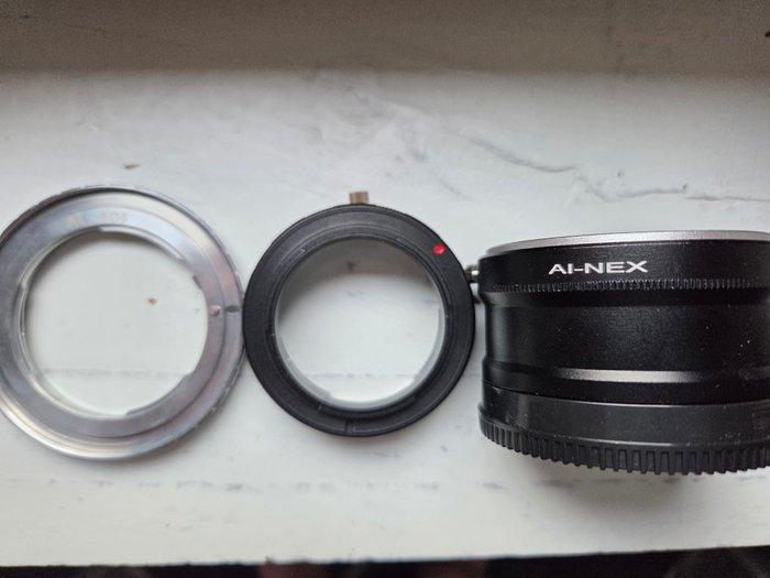 Nikon, Sony, Fuji, Canon 3 adapters AI-NEX + AI-FX + AI-EOS, Audio, Tv en Foto, Fotocamera's Digitaal