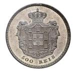 Portugal. D. Pedro V (1853-1861). 500 Reis 1859 - 3º Tipo -