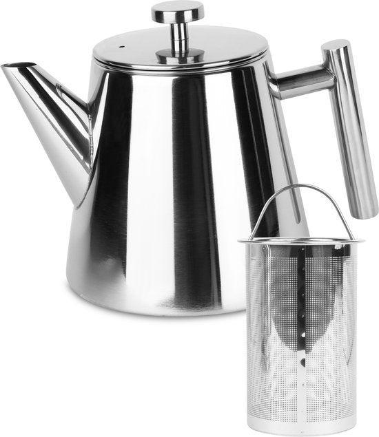2eChoix | Théière Castagnola avec filtre - Théière à double, Huis en Inrichting, Keuken | Keukenbenodigdheden, Ophalen of Verzenden