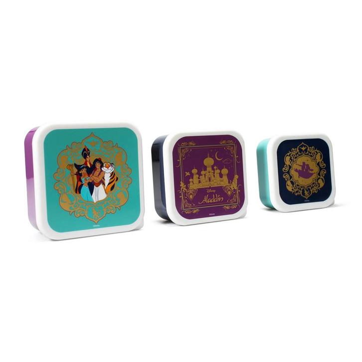 Disney Aladdin Set van 3 Lunchboxen, Verzamelen, Disney, Ophalen of Verzenden