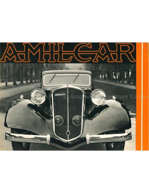 1935 AMILCAR PEGASE BROCHURE FRENCH, Boeken, Auto's | Folders en Tijdschriften, Ophalen of Verzenden