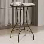 vidaXL Bistrotafel mozaïek Ø50x70 cm keramiek zwart en wit, Tuin en Terras, Verzenden, Nieuw