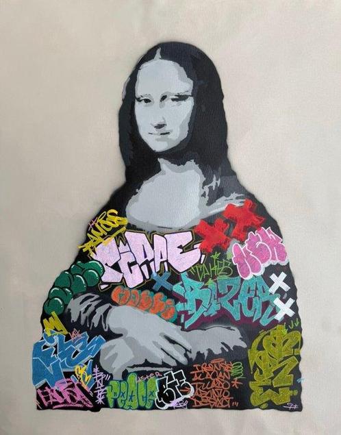 Quiona+ (1987) - ‘Graffiti MonaLisa’, Antiek en Kunst, Kunst | Designobjecten