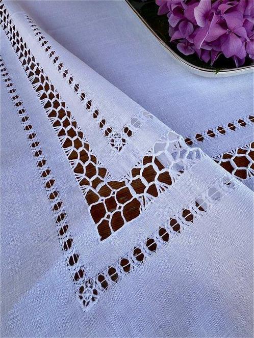 Tafelkleed - 260 cm - 170 cm - Linnen servet Gillyuccio, Antiek en Kunst, Antiek | Tapijten, Tafelkleden en Textiel