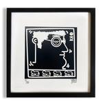 IABO - Radiant Baby (Keith Haring - Portrait), Antiquités & Art