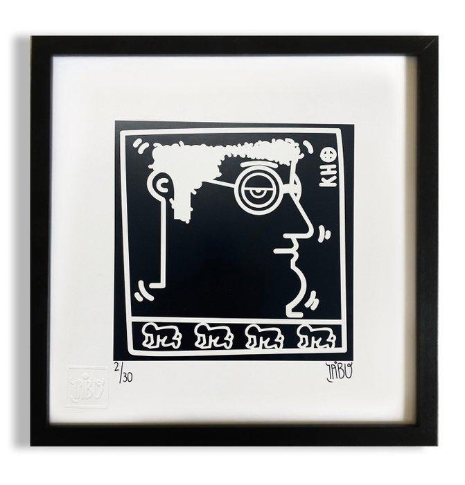 IABO - Radiant Baby (Keith Haring - Portrait), Antiquités & Art, Art | Objets design