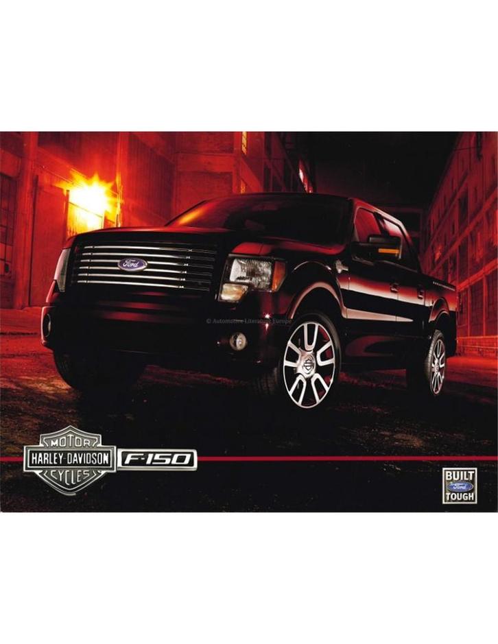 2010 FORD F-150 HARLEY DAVIDSON EDITION LEAFLET ENGELS, Boeken, Auto's | Folders en Tijdschriften