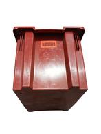 Stapelbak 60x40x35 cm gesloten stapelbaar/nestbaar rood, Ophalen of Verzenden