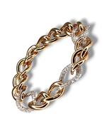 Armband - 18 karaat Geel goud, 18k Goud & Diamanten Armband., Nieuw