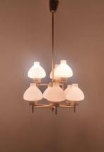 Plafondlamp - Messing, Glas - Tulipan