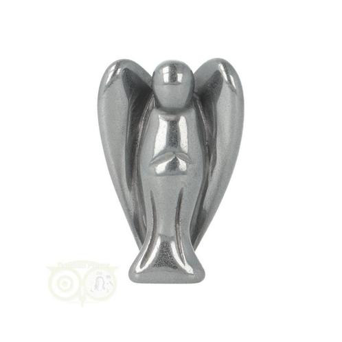 Hematiet Engel ± 5 cm Nr 8 - 75 gram, Handtassen en Accessoires, Edelstenen, Nieuw, Verzenden