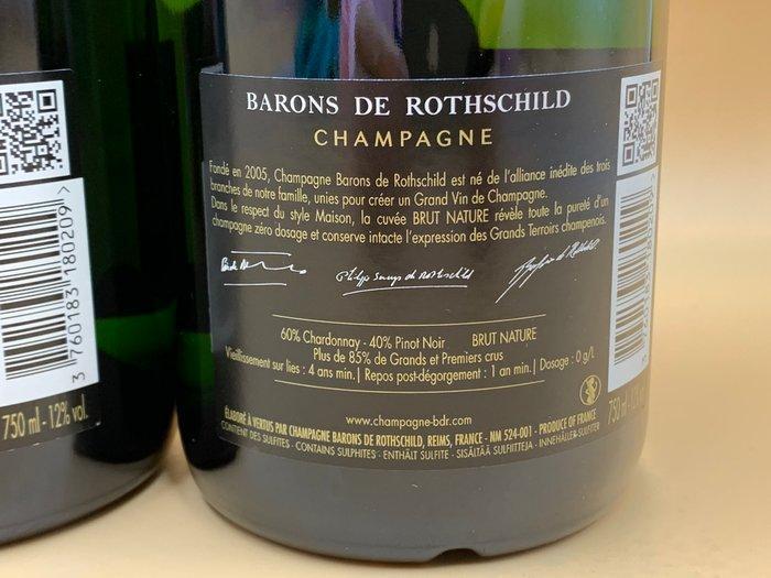 Barons de Rothschild, brut Nature - Champagne - 3 Flessen, Verzamelen, Wijnen