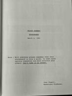 Blade Runner (1982) - Storyboard - Harrison Ford and Rutger, Collections, Cinéma & Télévision