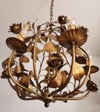 Kroonluchter - Verguld, Metaal - Shabby Chic, Antiek en Kunst