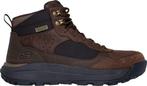 Skechers Cambert Heren Laarzen - Zwart/Bruin - Maat 45, Verzenden, Nieuw