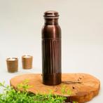 Puur Koperen Waterfles Dot Lining Antique ± 1 liter, Ophalen of Verzenden, Nieuw