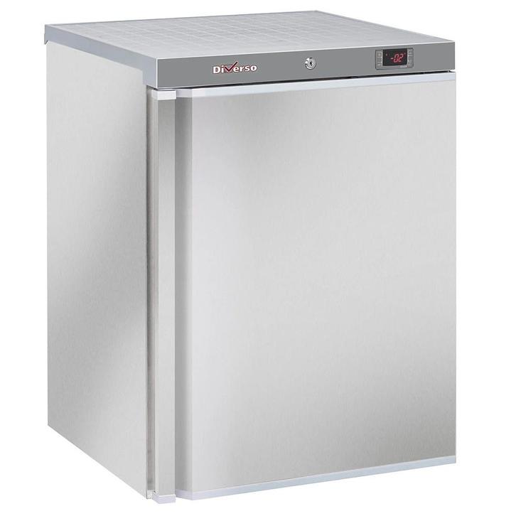 Vrieskast | 200L | RVS | -15°C/-22°C | Statisch | Deuralarm, Zakelijke goederen, Horeca | Keukenapparatuur, Nieuw in verpakking