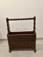 Tijdschriftenhouder - Hout - Brutalistisch rek