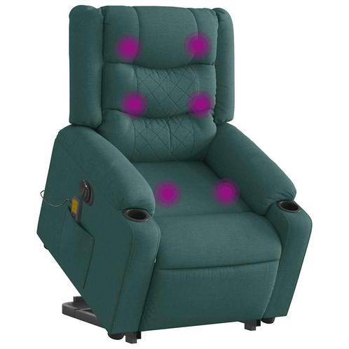 vidaXL Sta-op-massagestoel elektrisch verstelbaar stof, Huis en Inrichting, Fauteuils, Nieuw, Verzenden