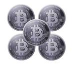 Niue. Lot 5 x 1 oz 2023 1 oz Bitcoin Silver Coin, Postzegels en Munten