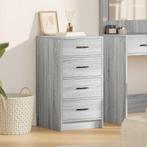 vidaXL Dressoir met lade Grijs sonoma 40 x 41 x 75 cm, Huis en Inrichting, Kasten | Dressoirs, Verzenden, Nieuw