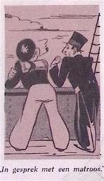 In gesprek met een matroos. (lijst optie, Lithos), Verzenden