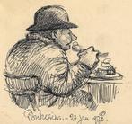 Dulieu, Jean - 1 Original drawing - Een hapje en drankje in, Boeken, Nieuw