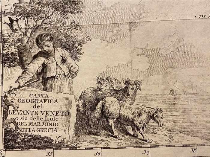 Griekenland - Geografische kaart van het Levante Veneto,, Boeken, Atlassen en Landkaarten