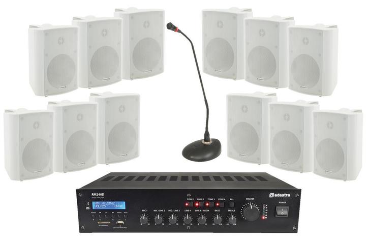 Adastra Muziekinstallatie Voor Magazijn, Werkplaats Of, Audio, Tv en Foto, Luidsprekerboxen