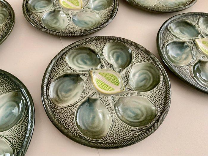 Faïencerie Saint Clément - Oesterservies (6) - Art Deco, Antiek en Kunst, Antiek | Meubels | Tafels