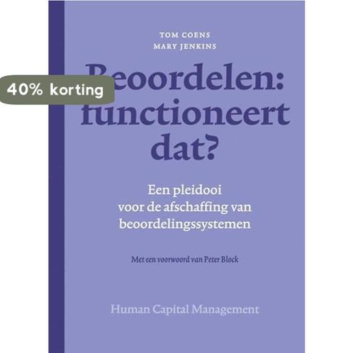 Beoordelen : functioneert dat? / Human Capital Management, Boeken, Economie, Management en Marketing, Gelezen, Verzenden