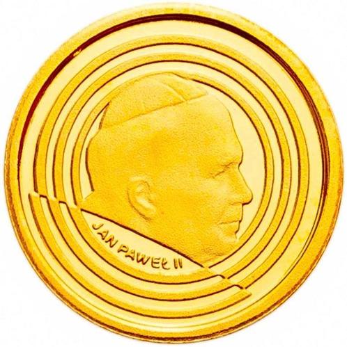 Pologne. Gold medal (ND) 2010 Warsaw Pope John Paul II -, Postzegels en Munten, Munten | Europa | Niet-Euromunten