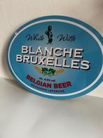 Blanche de Bruxelles Origineel Metalen Wandbord -