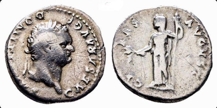 Romeinse Rijk. Domitian, as Caesar. AD 69-81. Denarius Rome, Postzegels en Munten, Munten | Europa | Niet-Euromunten