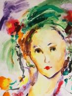 Ernesto Treccani (1920-2009) - Senza titolo, Antiek en Kunst, Kunst | Schilderijen | Modern