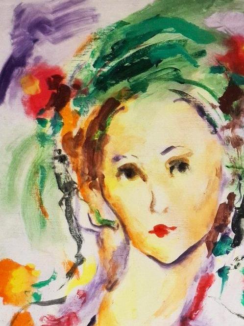 Ernesto Treccani (1920-2009) - Senza titolo, Antiek en Kunst, Kunst | Schilderijen | Modern