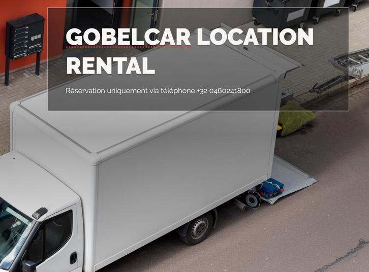 Location camionnette 21m3 + Hayon 105€ 24h 150 Km Inclus, Services & Professionnels, Location | Auto & Moto, Remorque, Véhicule de déménagement ou Véhicule utilitaire