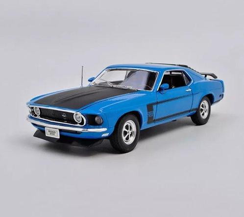 Welly 1:18 - Modelauto - Ford Mustang Boss 302 - 1969 -, Hobby en Vrije tijd, Modelauto's | 1:5 tot 1:12