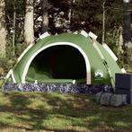 vidaXL Tent 2-persoons snelontgrendeling groen, Caravans en Kamperen, Tenten, Nieuw